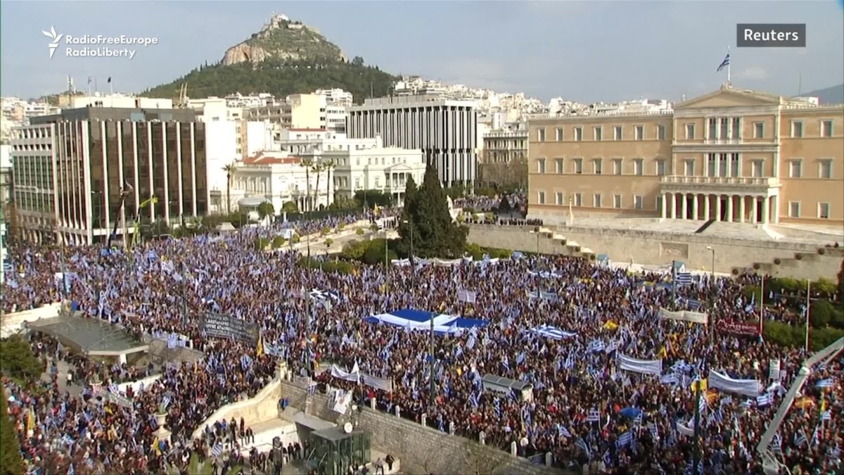 Greeks Rally In Protest Over Macedonia Name Dispute 7597