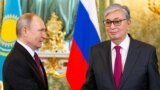 Казакстандын президенти Касым-Жомарт Токаев жана Орусиянын президенти Владимир Путин. 3-апрель, 2019-жыл.