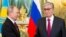 Казакстандын президенти Касым-Жомарт Токаев жана Орусиянын президенти Владимир Путин. 3-апрель, 2019-жыл.