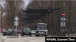 Антыдронавая сетка на вуліцы Нікапаля