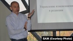 Intex-press editor Uladzimer Yanukevich (file photo)