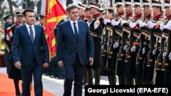 Zoran Zaev i Denis Zvizdić u Skoplju
