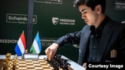 Узбекистанский шахматист Жавохир Синдаров. Фото: Michal Walusza / FIDE
