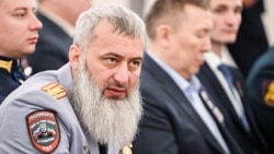 Выступивший с угрозами в адрес жителей Чечни командир спецполка полиции МВД по республике Замид Чалаев. Архивная фотография