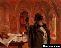 Наполеон в Кремле.