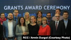 Dobitnici grantova i službenici RCC-a, Sarajevo