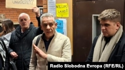 Dekan Filozofskog fakulteta Milivoj Alanović, 21. januar 2025.