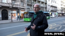 Beograđanin Miloš Blanuša je antivladinom protestu 15. marta 2025. bio sa suprugom i sinovima od 6 i 14 godina