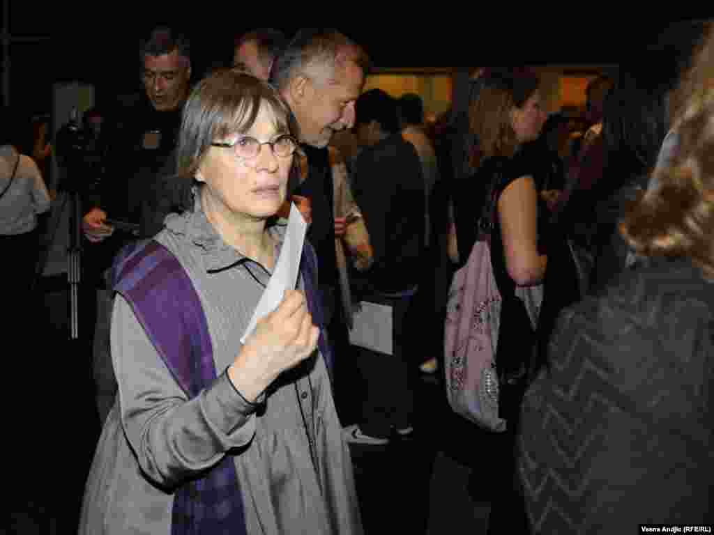 Nataša Kandić na otvaranju 44. BITEF-a, 15.09.2010. Foto: Vesna Anđić