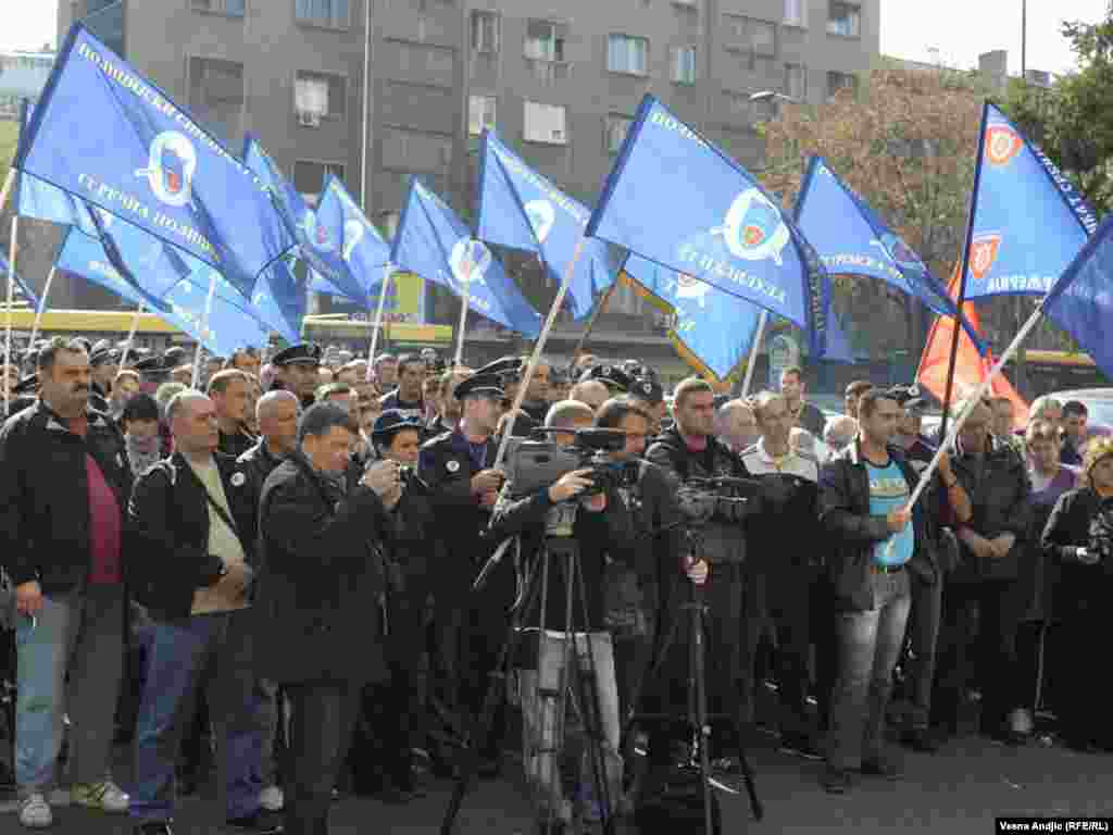 Protest policajaca u Beogradu, 20. oktobar 2011