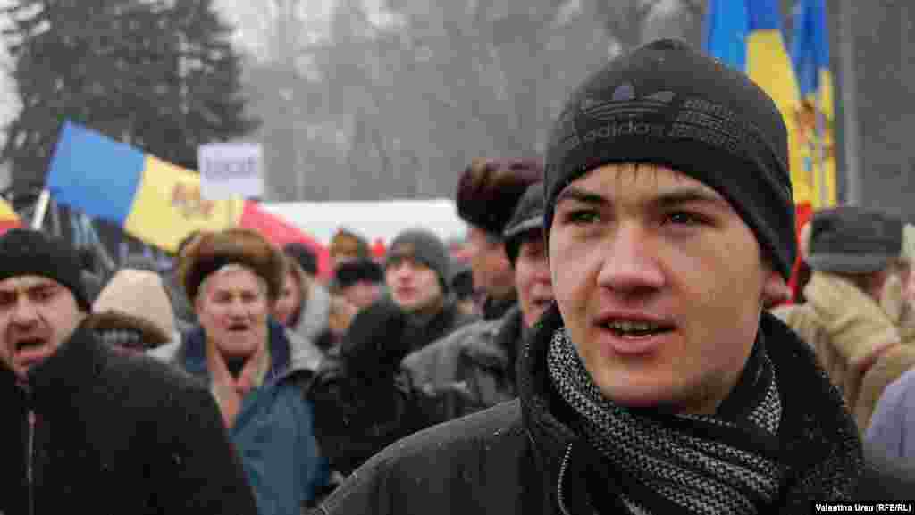 Moldova, Antigovernmental protest in Chisinau organized by the Committee for Defending the Constitution and Democracy, 12.02.2012