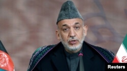 حامد کرزی رییس جمهور افغانستان