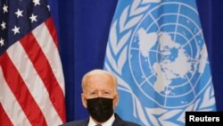 Президент США Джо Байден на сесії Генеральної асамблеї ООН, Нью-Йорк, 21 вересня 2021 року