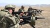 Armenia - Russian troops hold exercises in Shirak province, 28Aug2014.