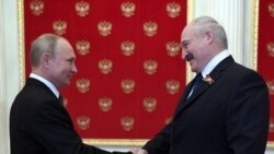 Владимир Путин бо Александр Лукашенко дар Кремл