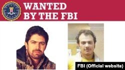 U.S. -- This posterof the FBI shows the wanted poster for Hooman Heidarian, 30, and Mehdi Farhadi, 34, stole hundreds of terabytes of data, including national security intelligence, aerospace data, unpublished scientific research, and "non-military