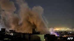 Իրան - Թեհրանին հասցված օդային հարվածից հետո ծուխ է բարձրանում, 1-ը մարտի, 2026թ.