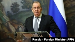 Russian Foreign Minister Sergei Lavrov: "[The sanctions] have been decided already and we will inform our German and French colleagues about them soon." (file photo)