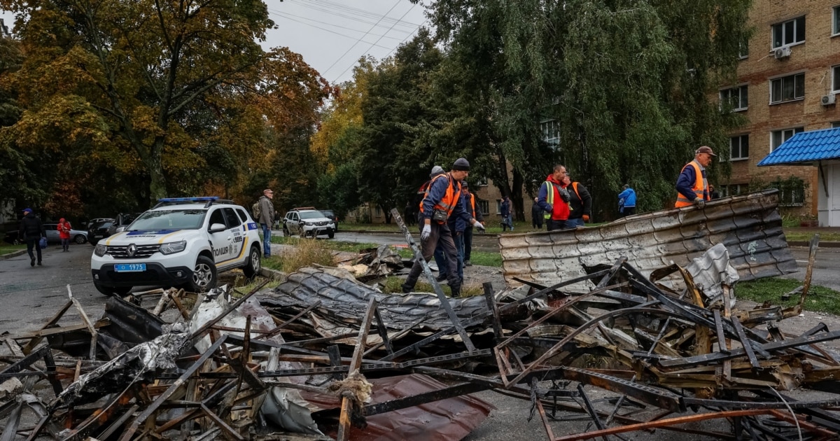უკრაინაში მსხვერპლი და ხანძრები მოჰყვა რუსული დრონებით შეტევას