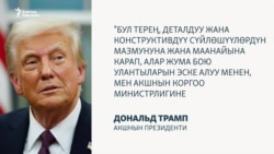 Трамп АКШ менен Иран "жемиштүү" сүйлөшүү өткөргөнүн билдирди