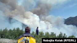 Požari u BiH su česti tokom ljetnih mjeseci, Trebinje, jul 2020. godine, ilustrativna fotografija