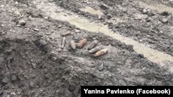 Боеприпасы времен Второй мировой войны, найденные в реке Дерекойка в Ялте, ноябрь 2021 года