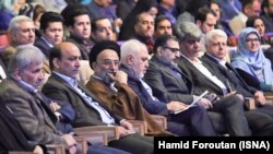 Iranian foreign minister Mohammad Javad Zarif in a political congress of Voice of Iranians political party on Friday Dec 14, 2018.