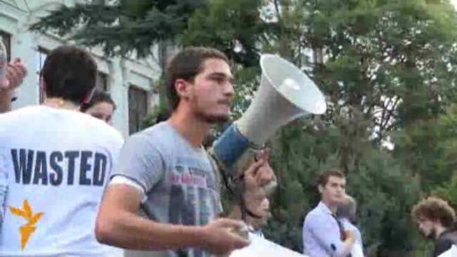 Georgians Protest Prison Violence After Abuse Scandal