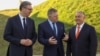 Predsednik Srbije Aleksandar Vučič, premijer Slovačke Robert Fico i premijer Mađarske Viktor Orban, 22. oktobar 2024.