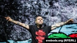 Сяргей Міхалок выступае ў «Менск-Арэне», 2017