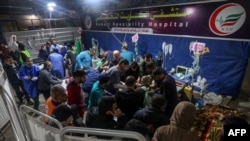 Scenele de la spitalul Kuwait din Rafah, în urma unui nou bombardament. 28 decembrie.