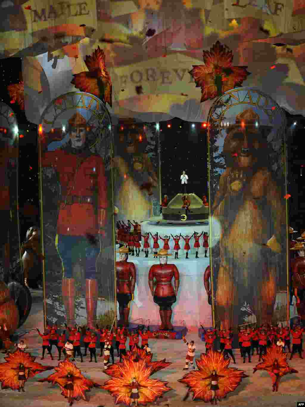 Канада, Ванкувэр -- цырымонія закрыцьця зімовых Алімпійскіх гульняў