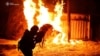 Рятувальники ліквідують наслідки російського удару по Ніжину, 15 вересня 2025 року