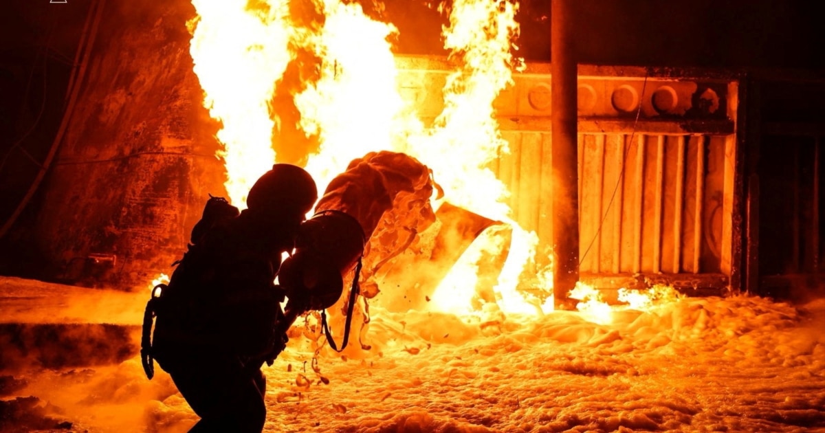 რუსეთის ჯარებმა უკრაინაზე დრონებით და რაკეტებით მორიგი შეტევა მიიტანეს