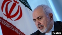 Iran's Foreign Minister Mohammad Javad Zarif sits for an interview with Reuters in New York, New York, U.S. April 24, 2019. 