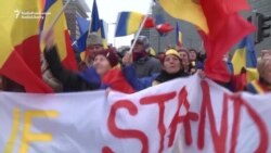 Demonstrație unionistă Moldova-România la Bruxelles