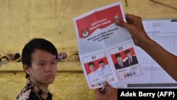 Подсчет голосов в Индонезии, Джакарта. 17 апреля 2019