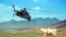 An Afghan Air Force helicopter during a military operation. (file photo)