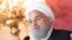 Iranian President Hassan Rouhani speaks during a press statement after his meeting with Austrian Federal President Alexander Van der Bellen (not pictured) in Vienna, Austria, 04 July 2018