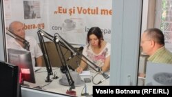 În studioul Europei Libere la Chișinău