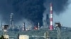 RUSSIA --- Ukrainian Drones Strike Oil Refinery Deep Inside Russia In Syzran