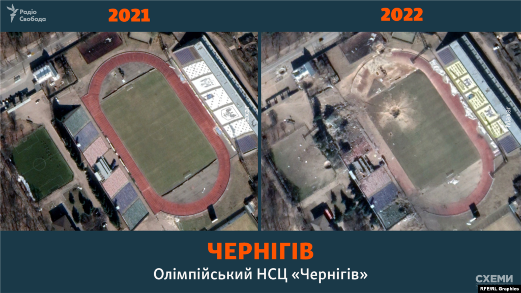 Олімпійський НСЦ «Чернігів», м. Чернігів (березень 2021 року / березень 2022 року)