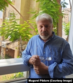 Mugurel Pădure este din Giurgiu și a ajuns în Israel cu firma la care lucrează.