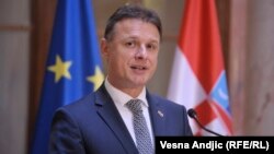 Սերբիա - Խորվաթիայի խորհրդարանի խոսնակ Գորդան Յանդրոկովիչը Բելգրադում, 18-ը ապրիլի, 2018թ.