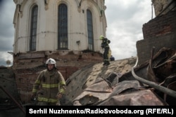 Києво-Печерська лавра після російського обстрілу, Київ, 15 червня 2026 року