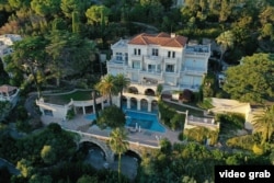 The villa in Cannes said to be owned by Bolat Nazarbaev and his ex-wife.