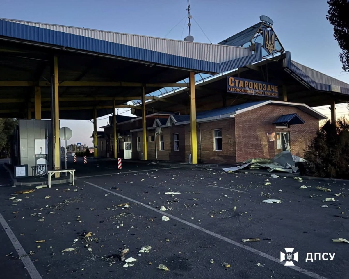Пункт перетину кордону між Україною та Молдовою «Старокозаче», який постраждав від російського удару, 9 вересня 2026 року