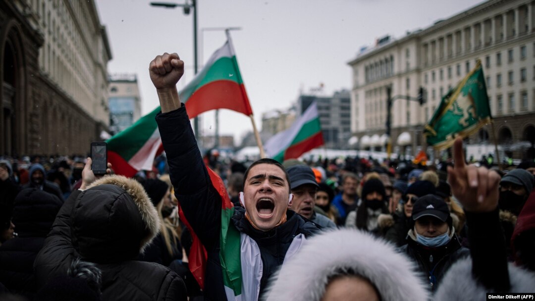 Протест на ресторантьори срещу ограничителните мерки. 27 януари 2021 