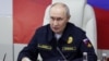 Russian President Vladimir Putin observes military exercises by Russia's Pacific Fleet in the Sakhalin region on August 12.
