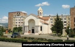 The Church of St. Jacob, in the north of Khankendi photographed before Azerbaijan retook the Nagorno-Karabakh region. (Photo courtesy of monumentwatch.org)
